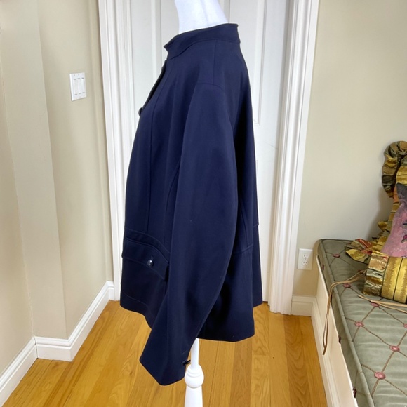Talbots Blazer Jacket Navy Ponte Plus 2021 (20W) NWT - Picture 2 of 8